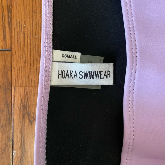 Hoaka Swimwear High-Rise lavender bikini bottom - Picture 3 of 6
